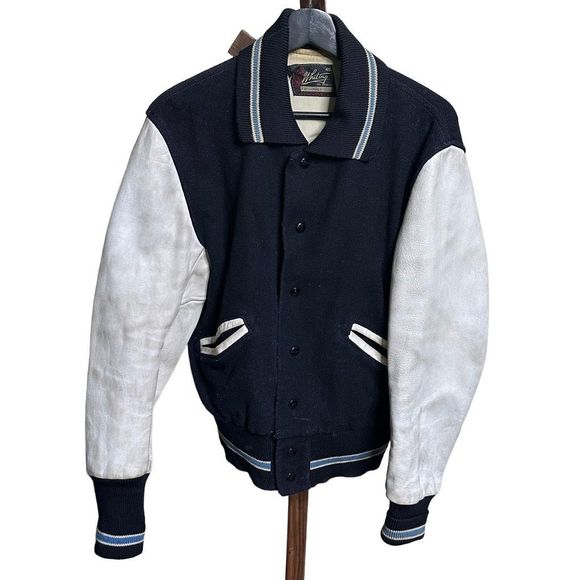 Vintage 60s Whiting Varsity Jacket 40 - Picture 1 of 6